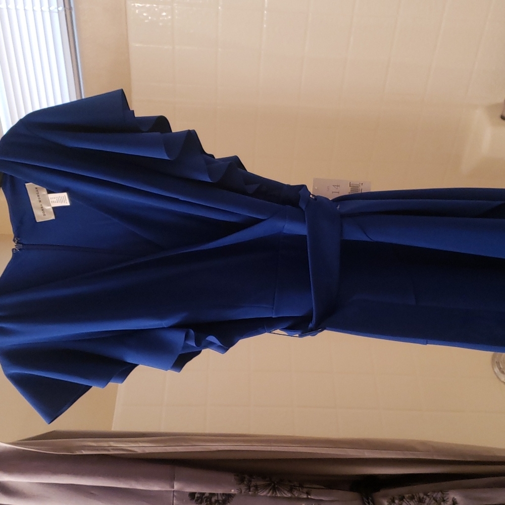 Donna Morgan Blue Sapphire Women Dress